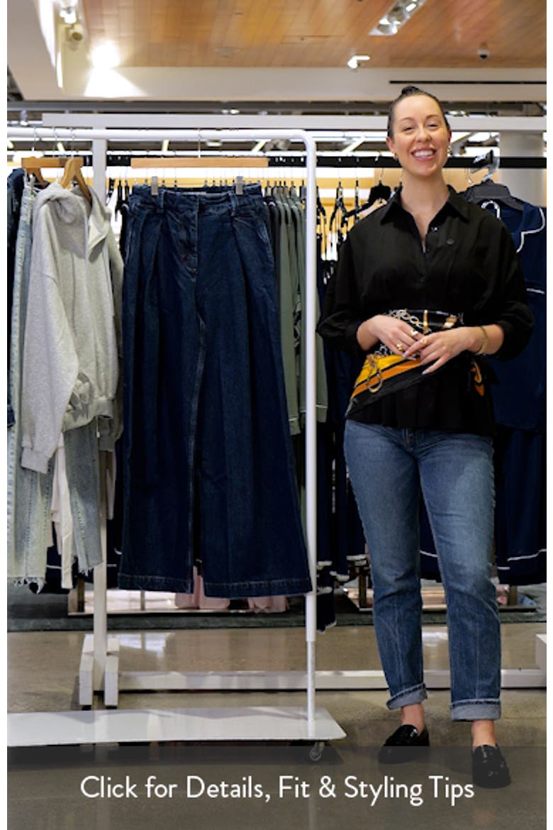 Pleats for Days High Waist Wide Leg Jeans video