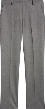 Berle Covert Stretch Worsted Wool Twill Dress Pants