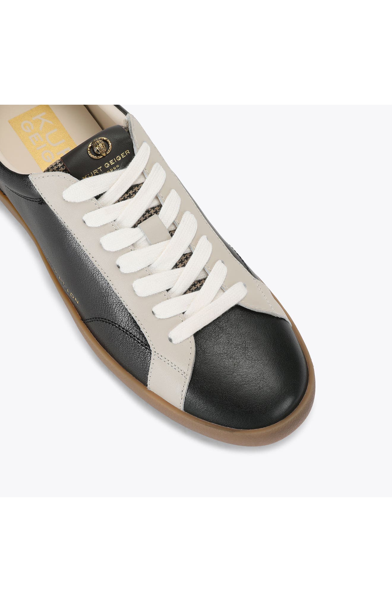 Strand Leather Sneaker, Alternate, color, CHARCOAL