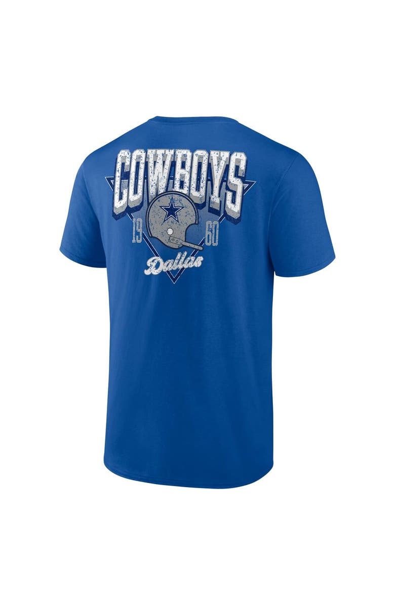 FANATICS Men's Fanatics Royal Dallas Cowboys Never Over T-Shirt, Alternate, color, Royal