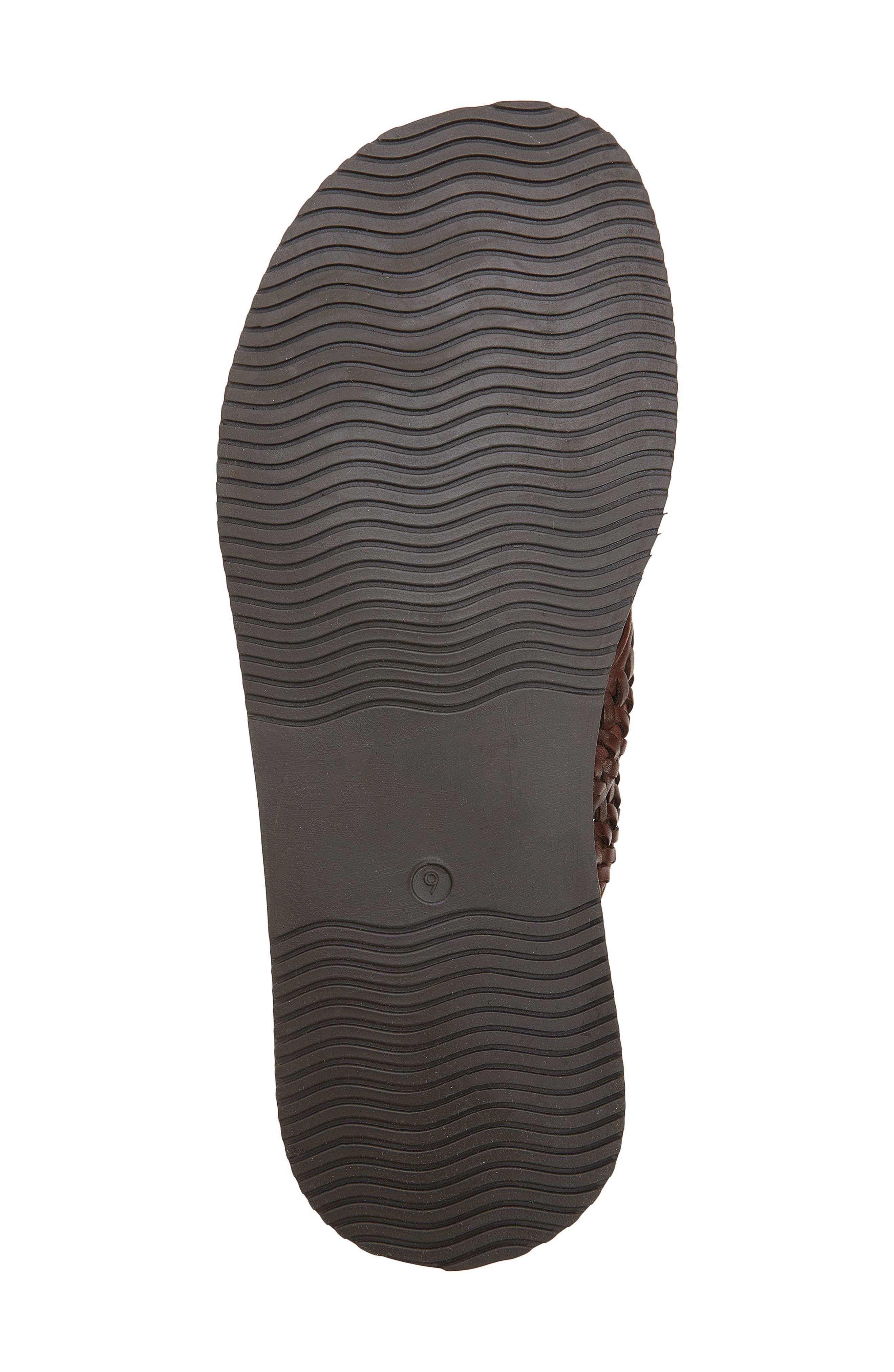 Boweri Woven Strap Slide Sandal, Alternate, color, BROWN LEATHER