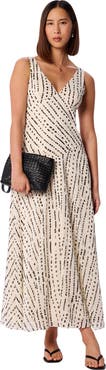 Whistles Dashed Spot Dobby Maxi Dress