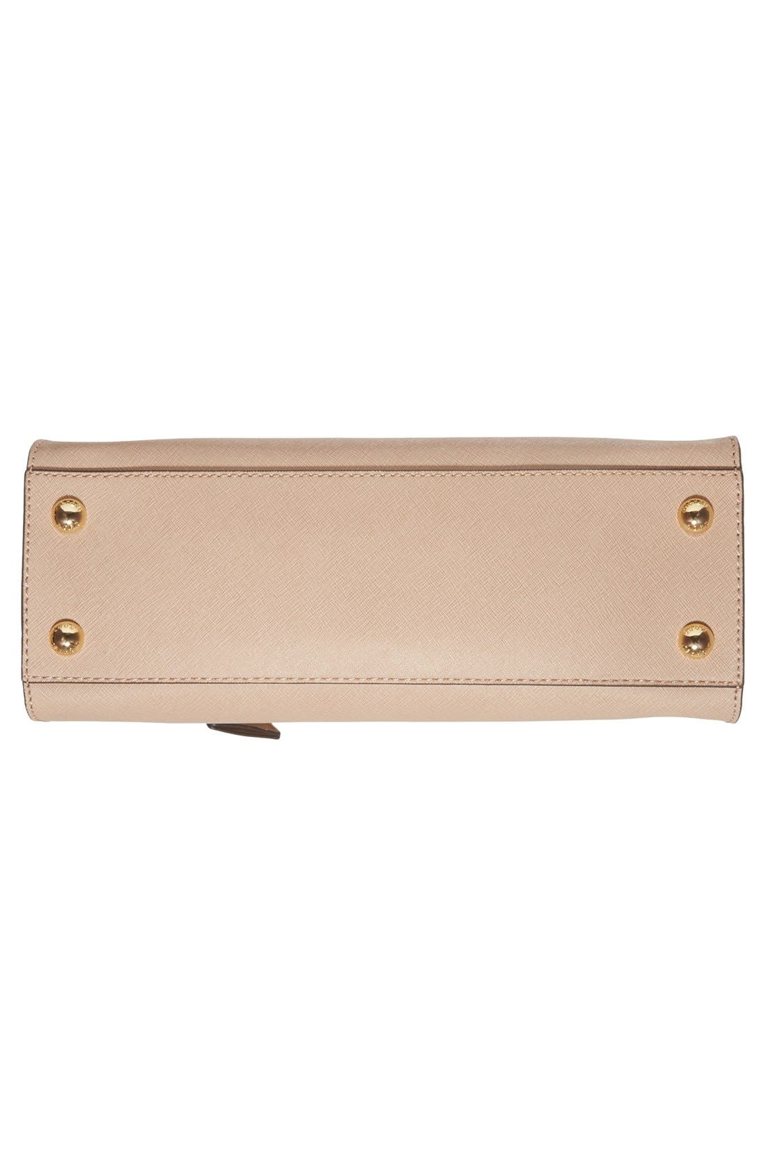 'Medium Hamilton' Saffiano Leather Satchel, Alternate, color, BLUSH