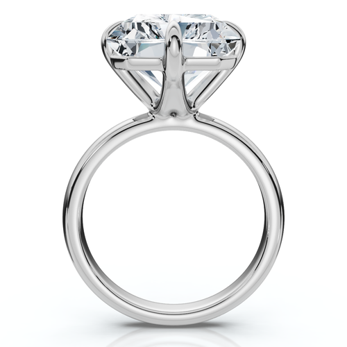 Bliss Diamond Certified 11ct Radiant Diamond Solitaire Engagement Ring 14k Gold/pt Lab Grown