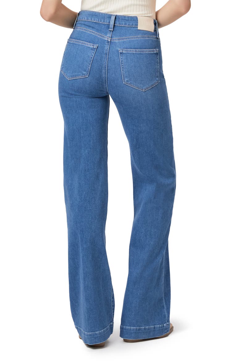 Leenah High Waist Wide Leg Jeans, Alternate, color, GLOWING WAVES