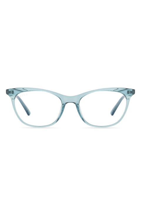 Jade 51mm Blue Light Blocking Cat Eye Glasses