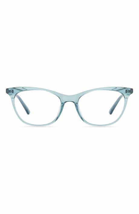 DIFF Jade 51mm Blue Light Blocking Cat Eye Glasses