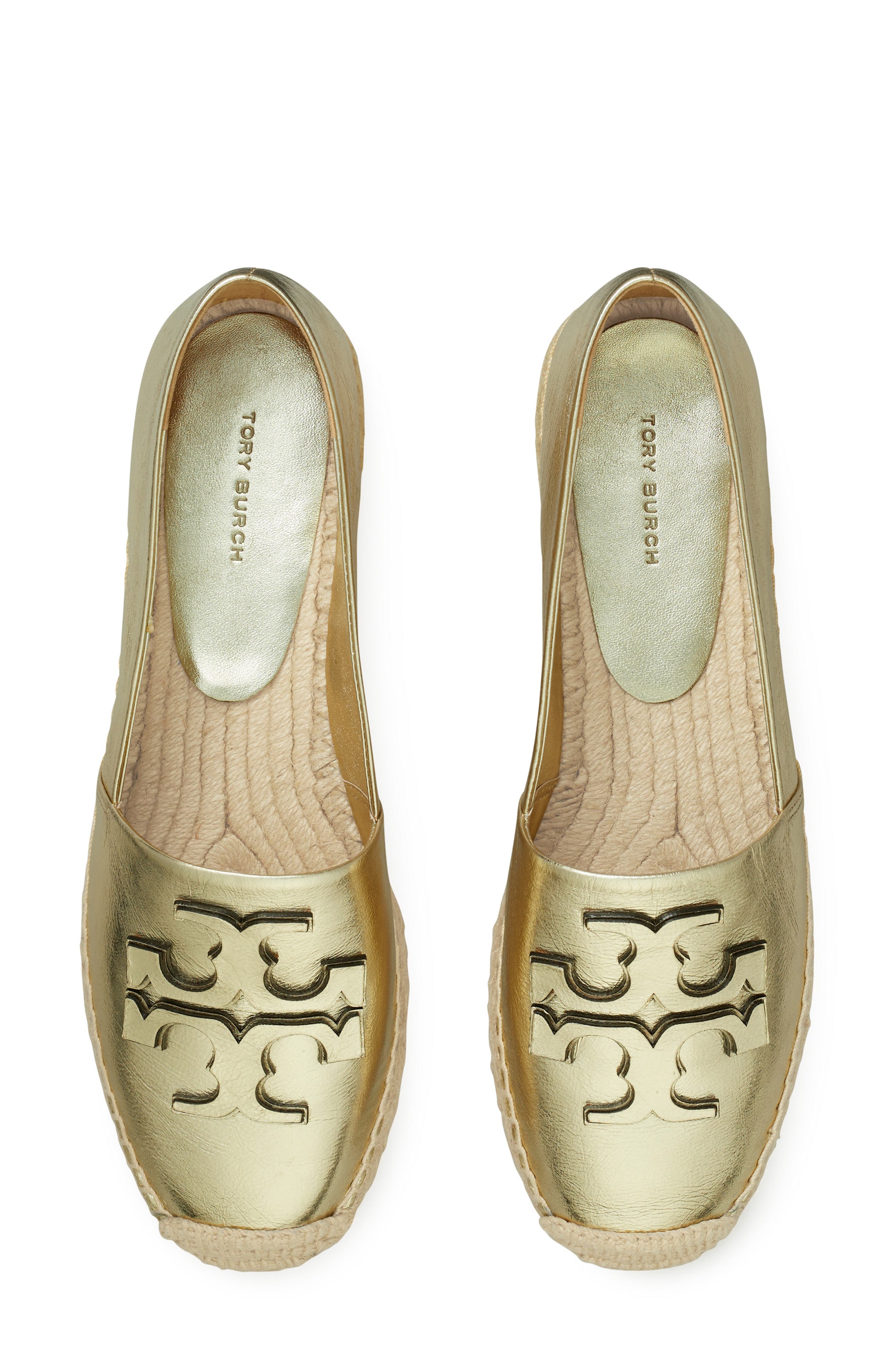 Tory Burch Ines Espadrille Flat, Alternate, color, Spark Gold