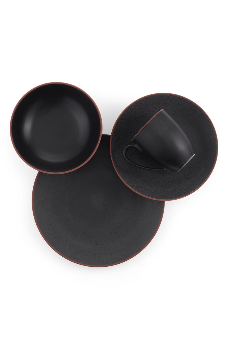 Nambé Taos 4-Piece Place Setting, Alternate, color, Black