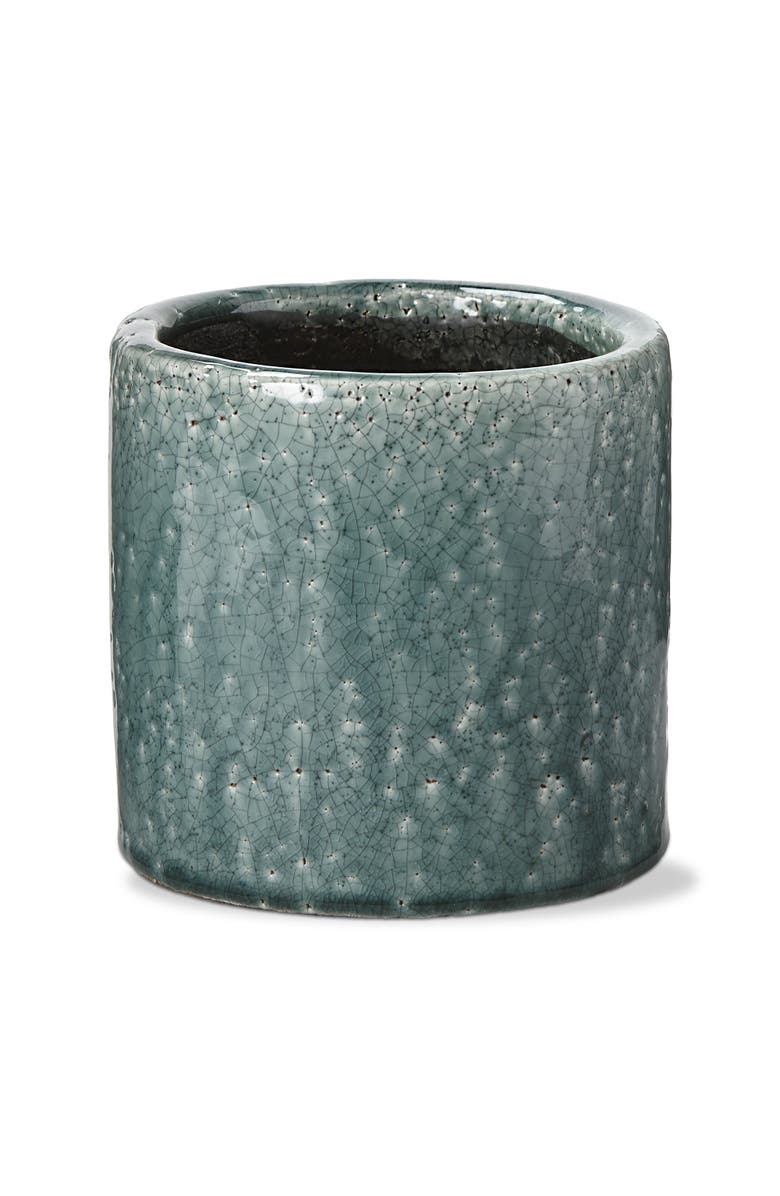tag Avery Aqua Glazed Terracotta Planter for Indoor Plants, Main, color, Blue