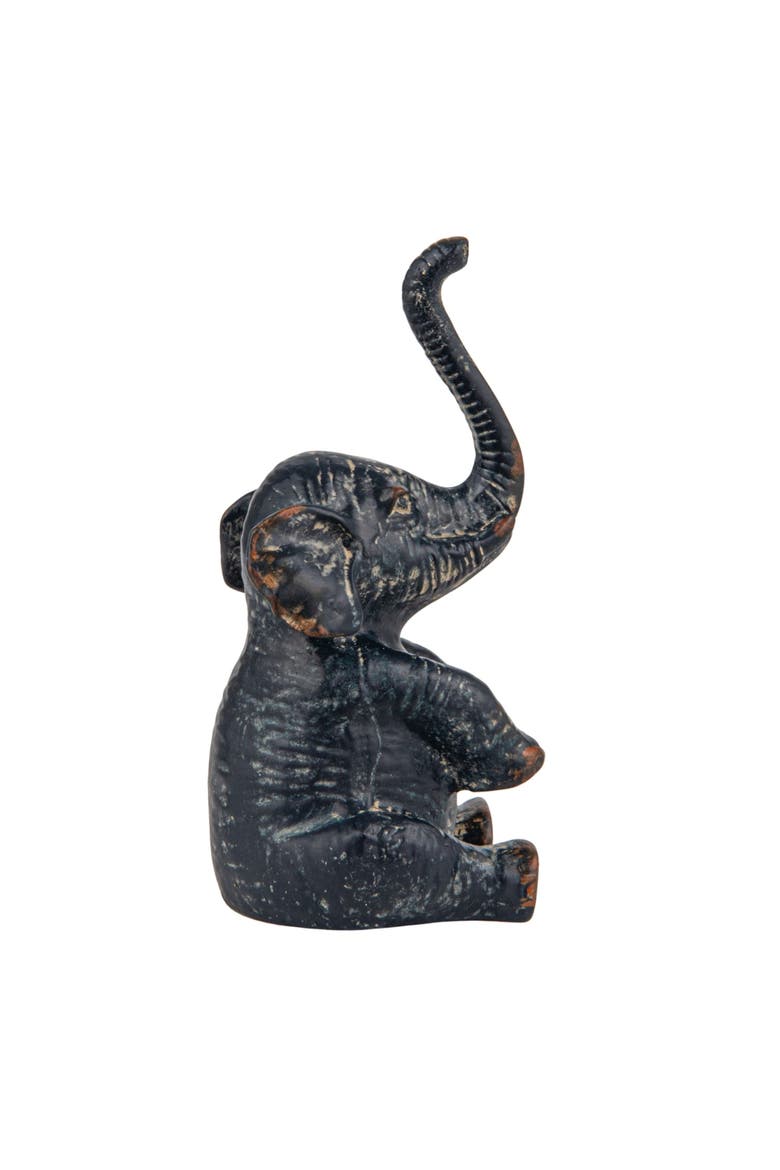 Pewter Elephant Ring Holder, Alternate, color, Bronze