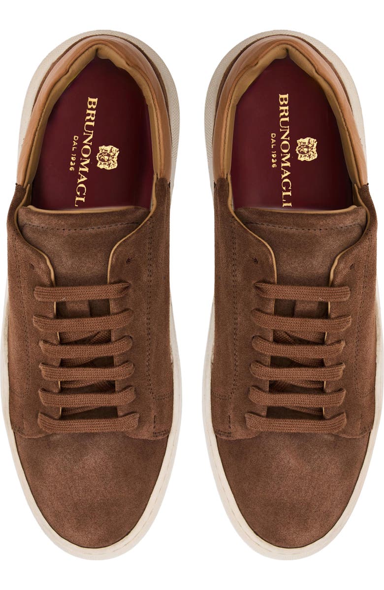 Bruno Magli Salvatore Sneaker, Alternate, color, Taupe Suede