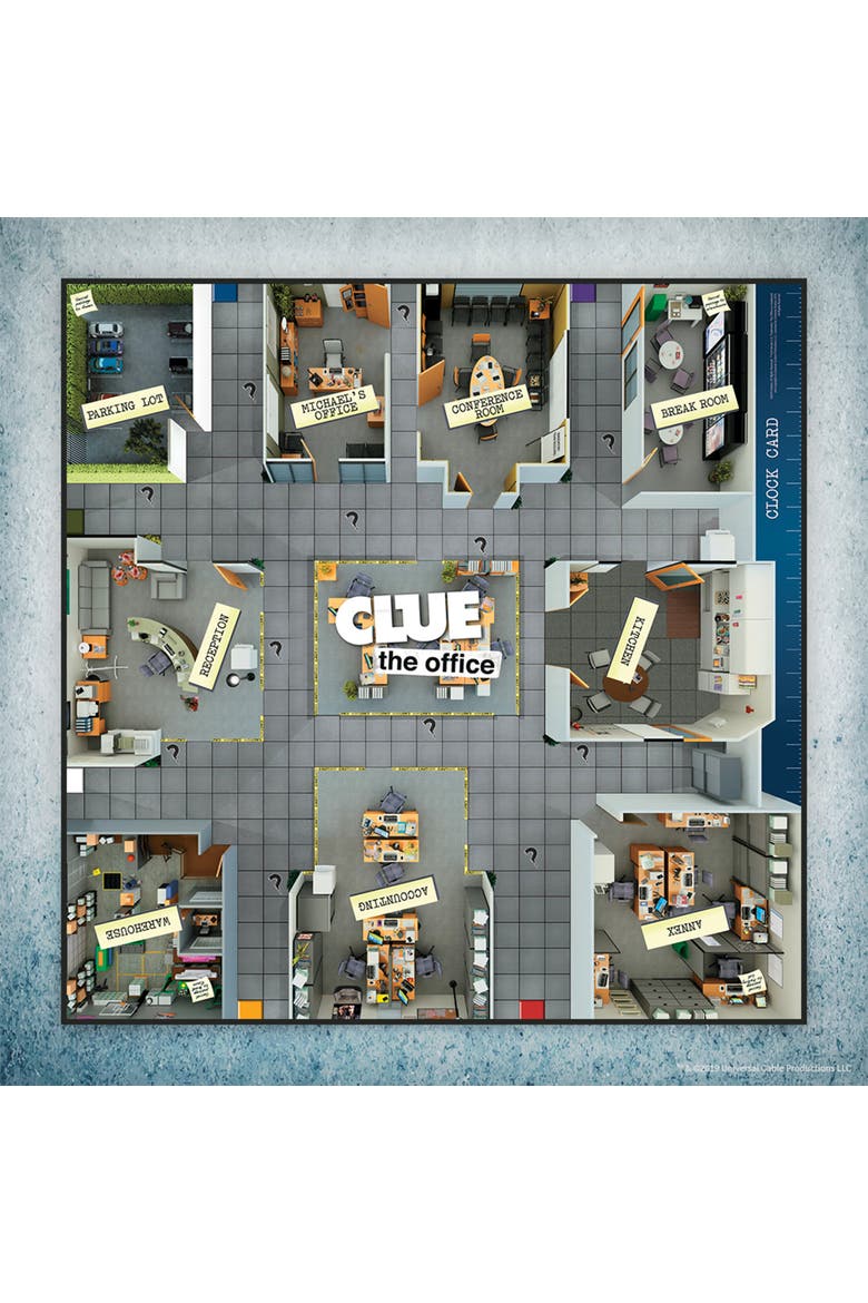 The Office Dunder Mifflin Mystery Board Game, Ages 9+, Alternate, color, Multicolored