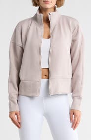 LAYER 8 Archaeo Performance Scuba Knit Top