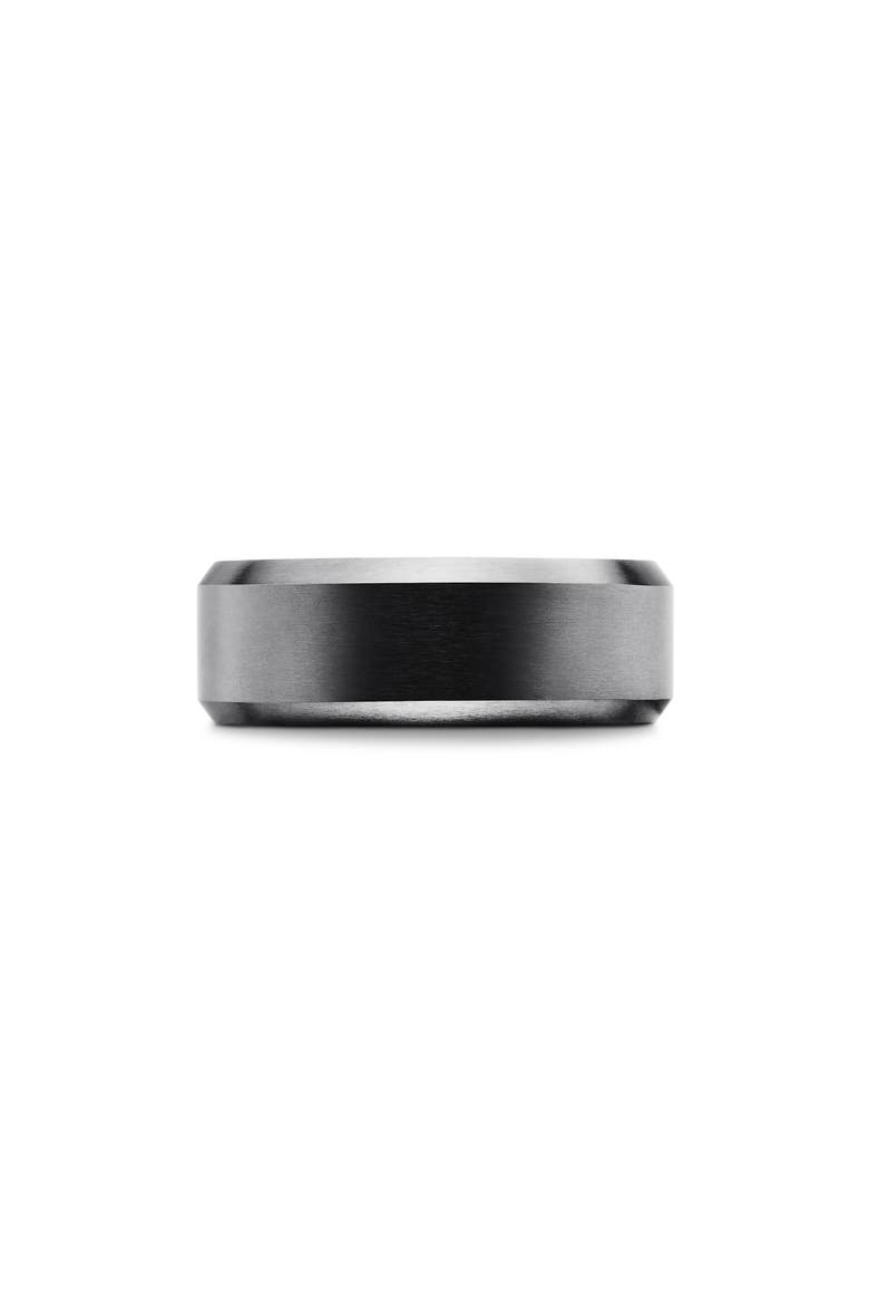 Beveled Titanium Band, Main, color, BLACK TITANIUM