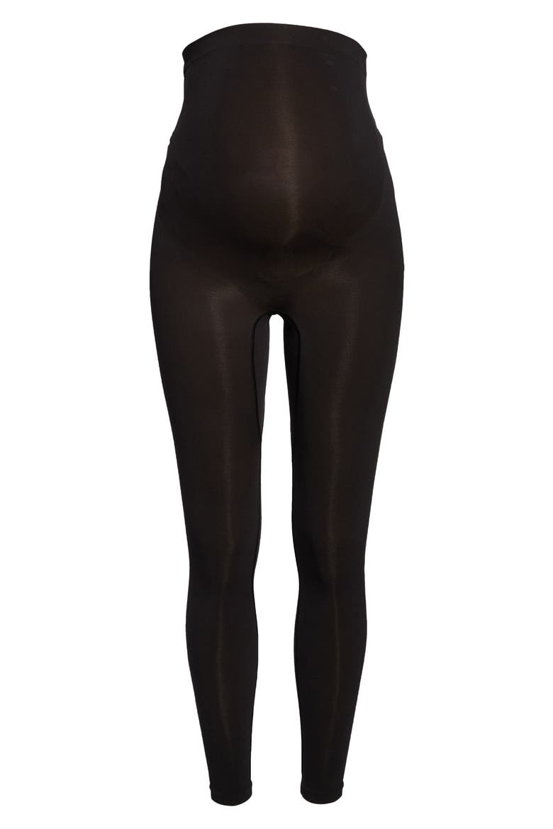Seamless Sculpt Maternity Leggings, Alternate, color, ONYX