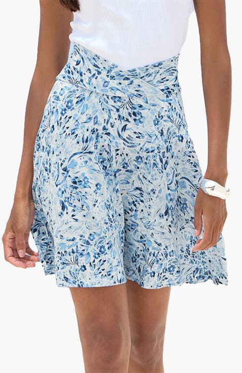 Floral Flared Skirt