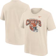 Nike Youth Nike Natural Kansas City Chiefs Vintage Mod Easy Lane T-Shirt