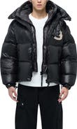 AlphaStyle Kudu Hooded Puffer Down Jacket