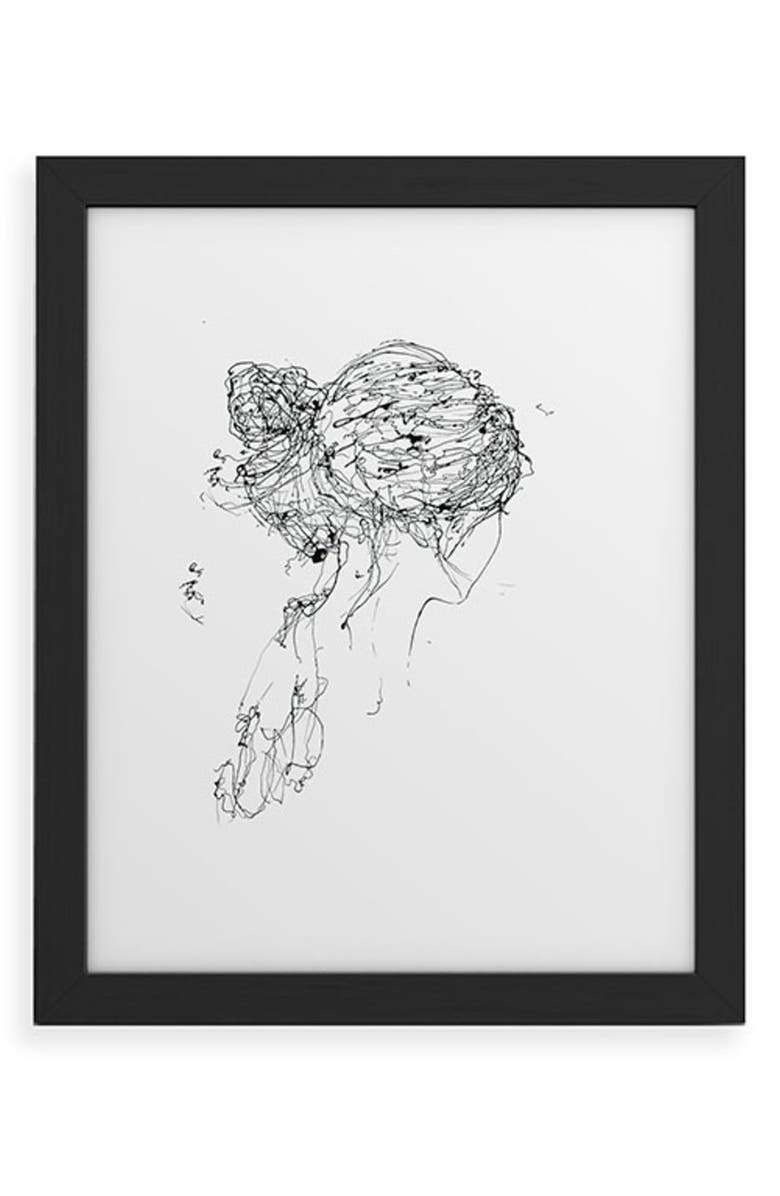 Deny Designs Koyuki Framed Art Print, Main, color,