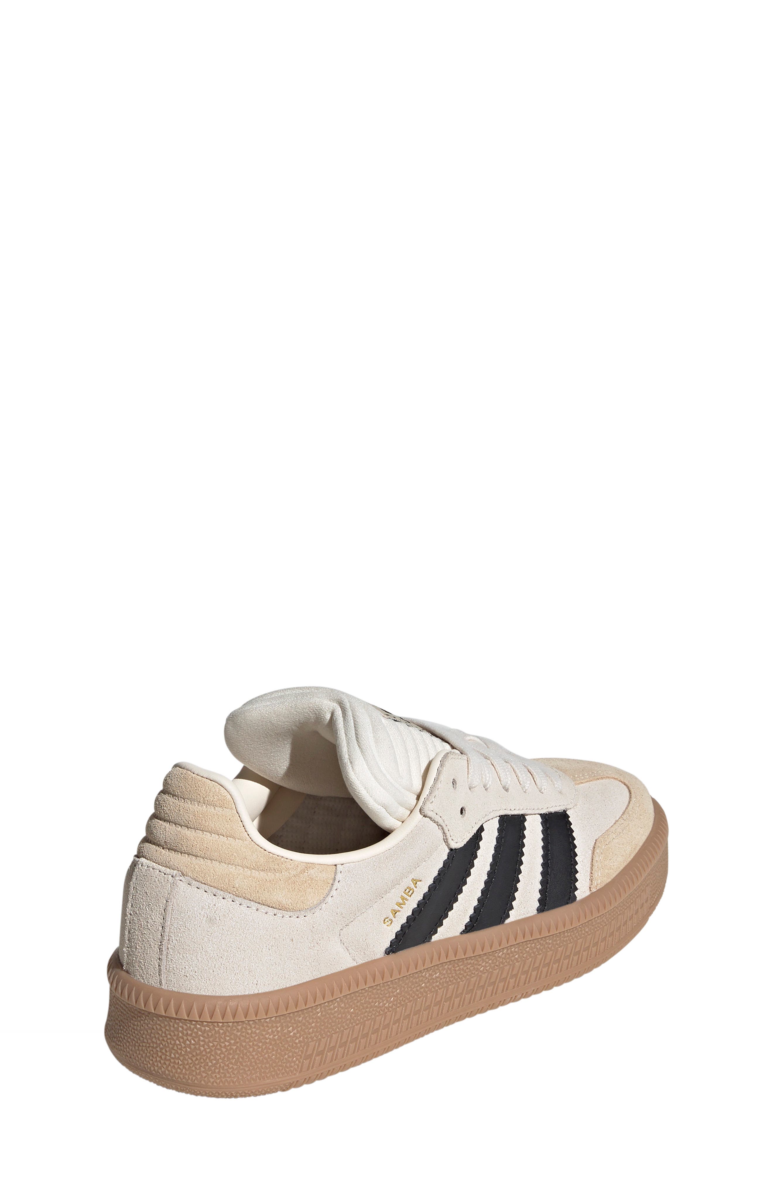 adidas Kids' Samba XLG Sneaker, Alternate, color, Wonder White/ Black/ Gum