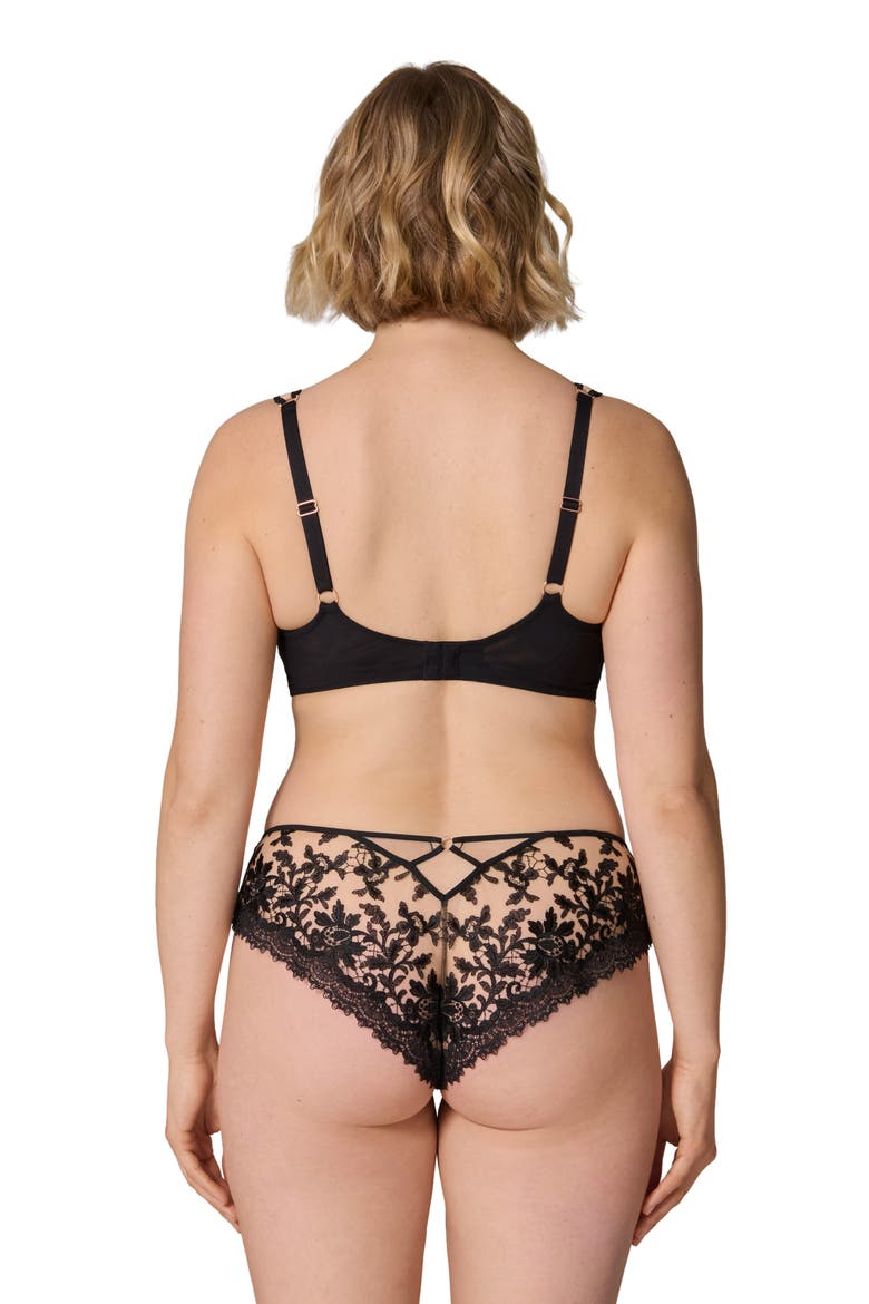 Fantasme Underwire Scarf Bra, Alternate, color, LIGHT TATOO