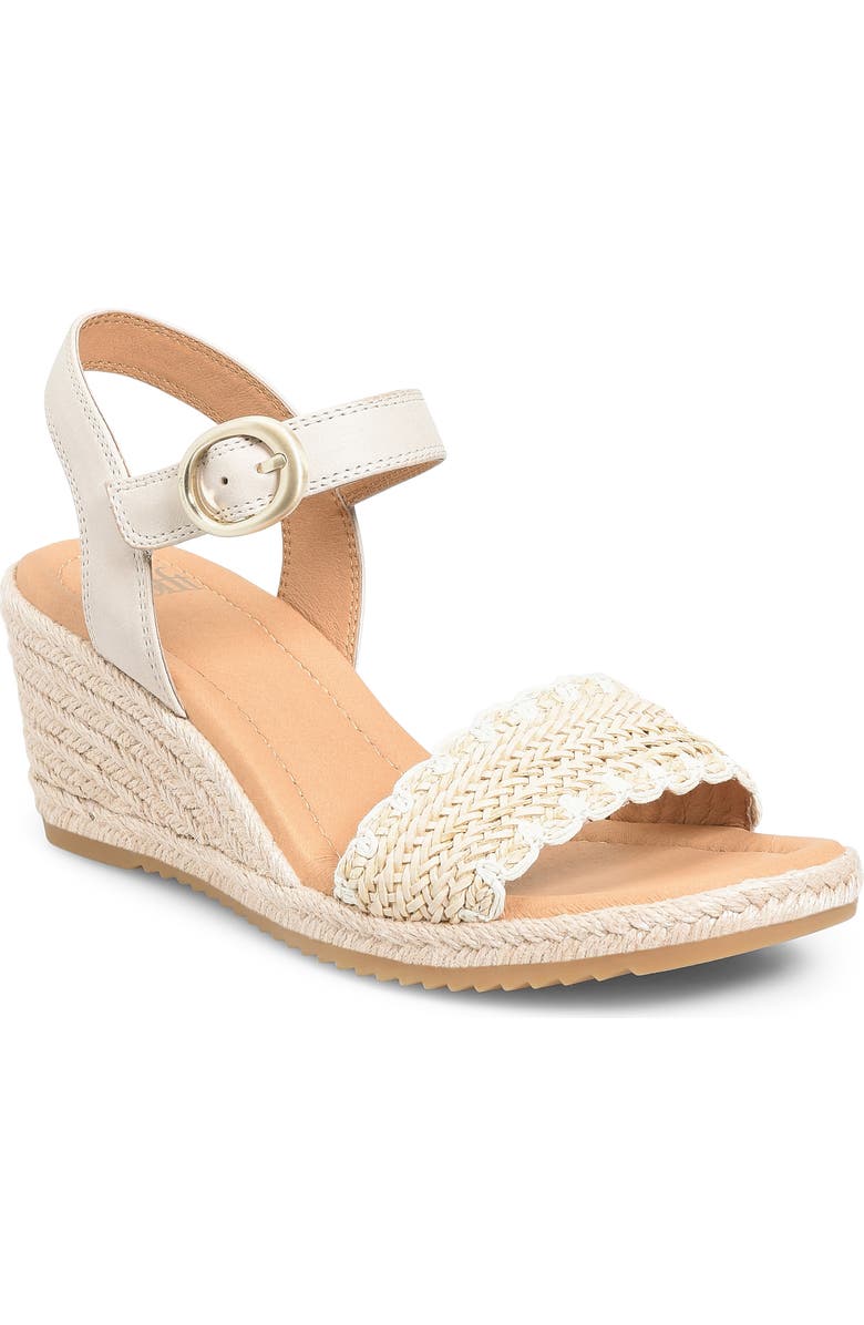 Söfft Inez Wedge Sandal, Main, color, Beige/ Latte