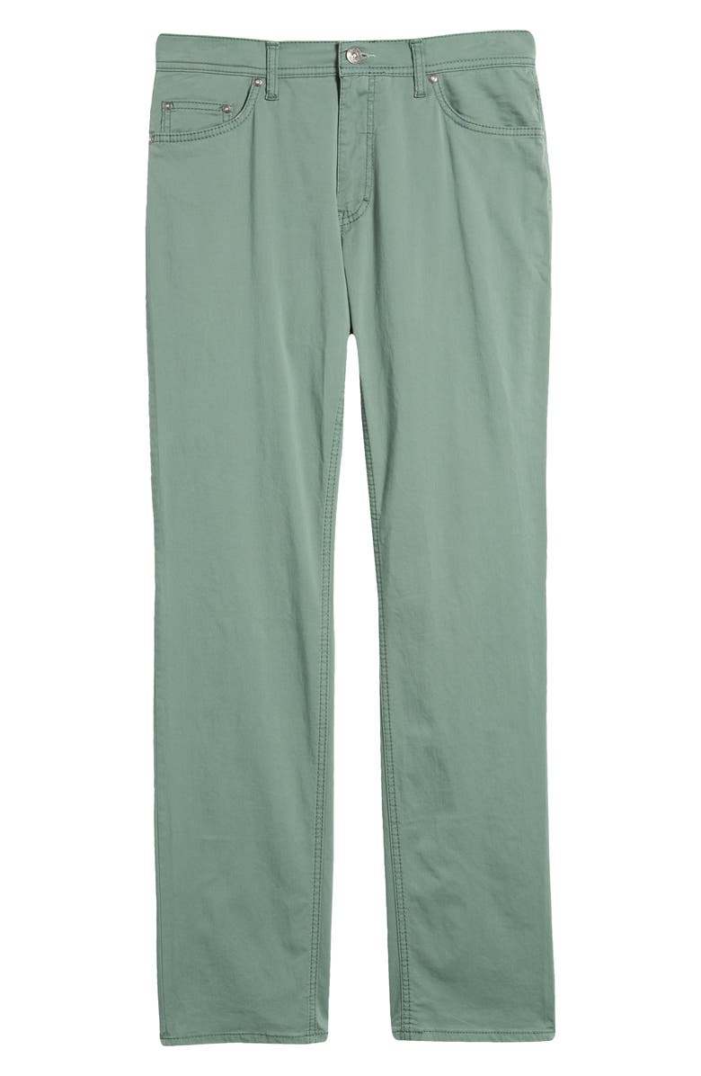 Brax Cooper Fancy Stretch Cotton Twill Pants, Alternate, color, Green