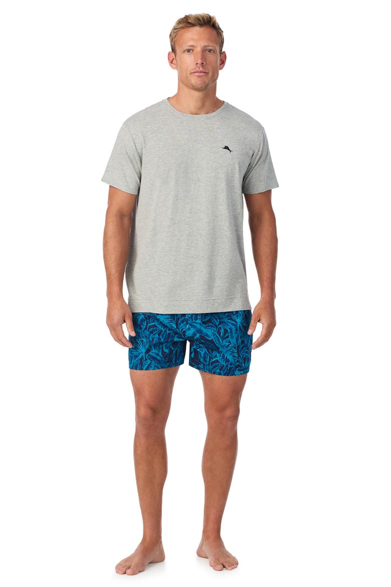 Cotton & Modal Pajama T-Shirt, Alternate, color, GREY HEATHER