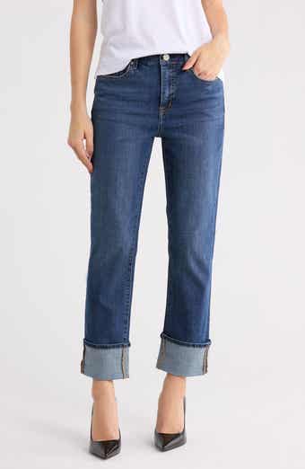 Seven7 High Waist Cuffed Hem Jeans