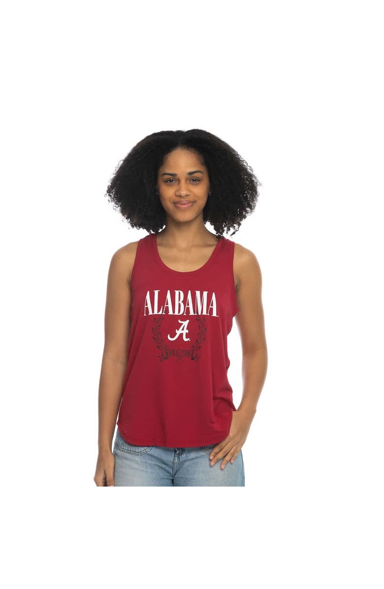ZOOZATZ Women's ZooZatz Crimson Alabama Crimson Tide Everyday Tri-Blend Tank Top, Main, color, Crimson