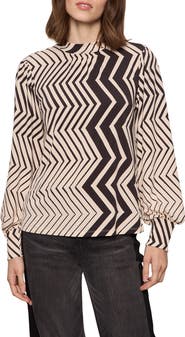 Sanctuary Mixed Print Top