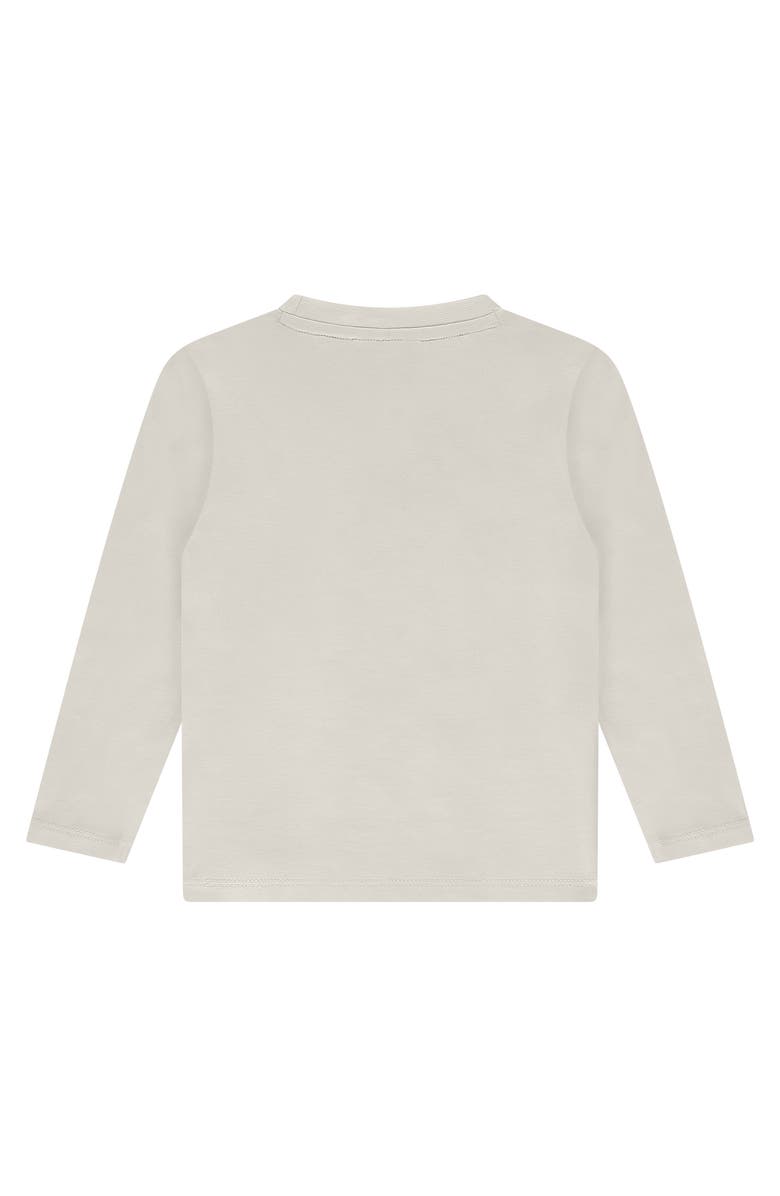 Stains and Stories by Babyface Weightlifting Tiger Long Sleeve T-Shirt, Alternate, color, Off White