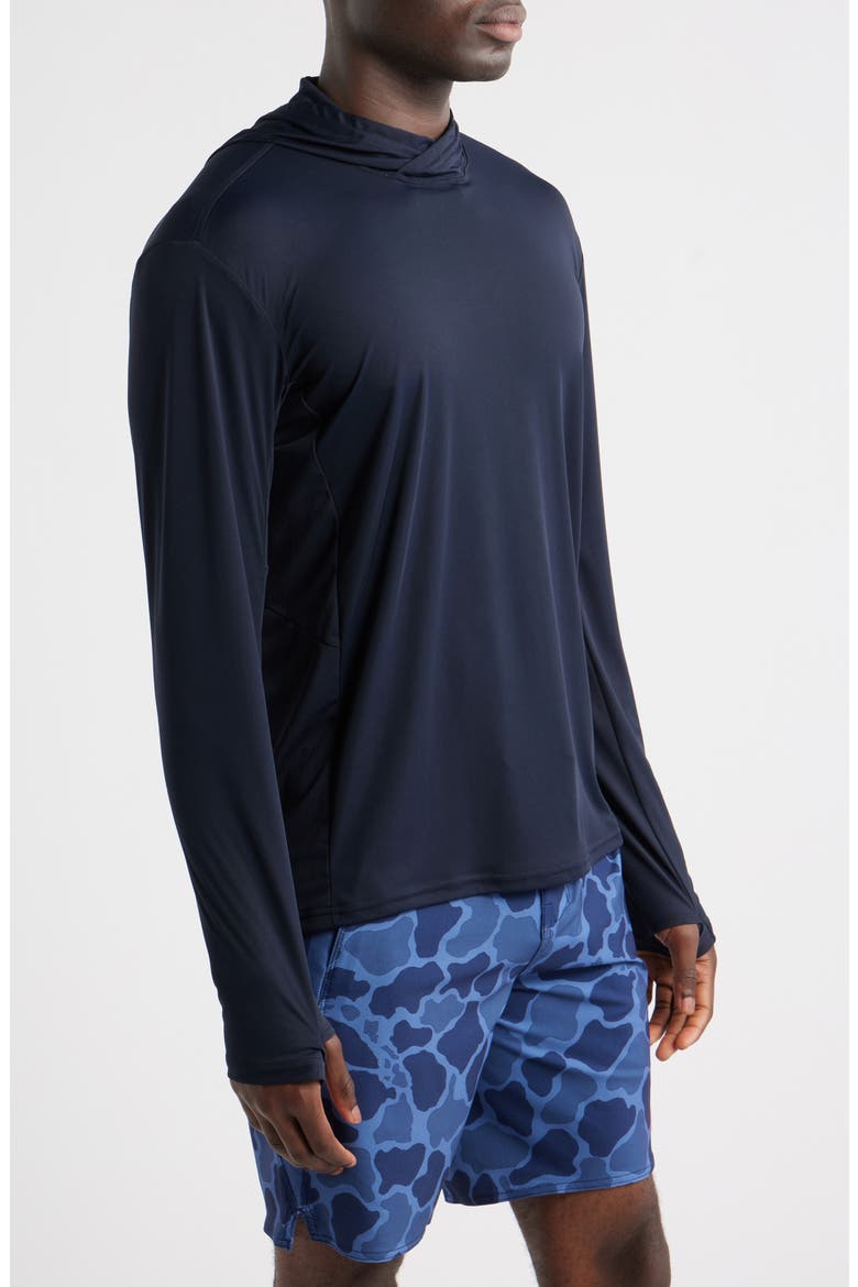 Sun Pro Hooded Rashguard, Alternate, color, DEPARTMENT NAVY
