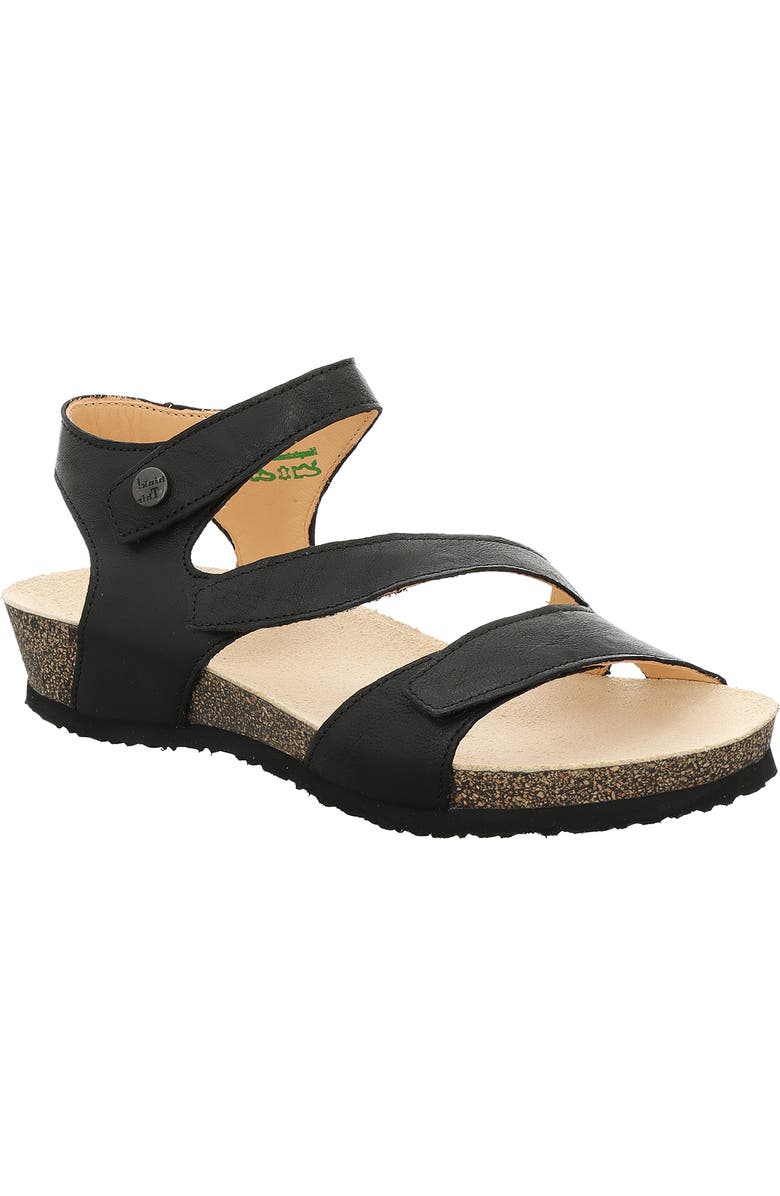 Think! Dumia Ankle Strap Sandal, Main, color, Black