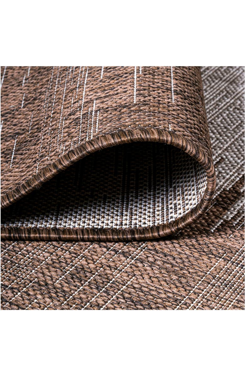 JONATHAN Y Tavira Modern Strie' Indoor/Outdoor Area Rug, Alternate, color, Brown/Beige