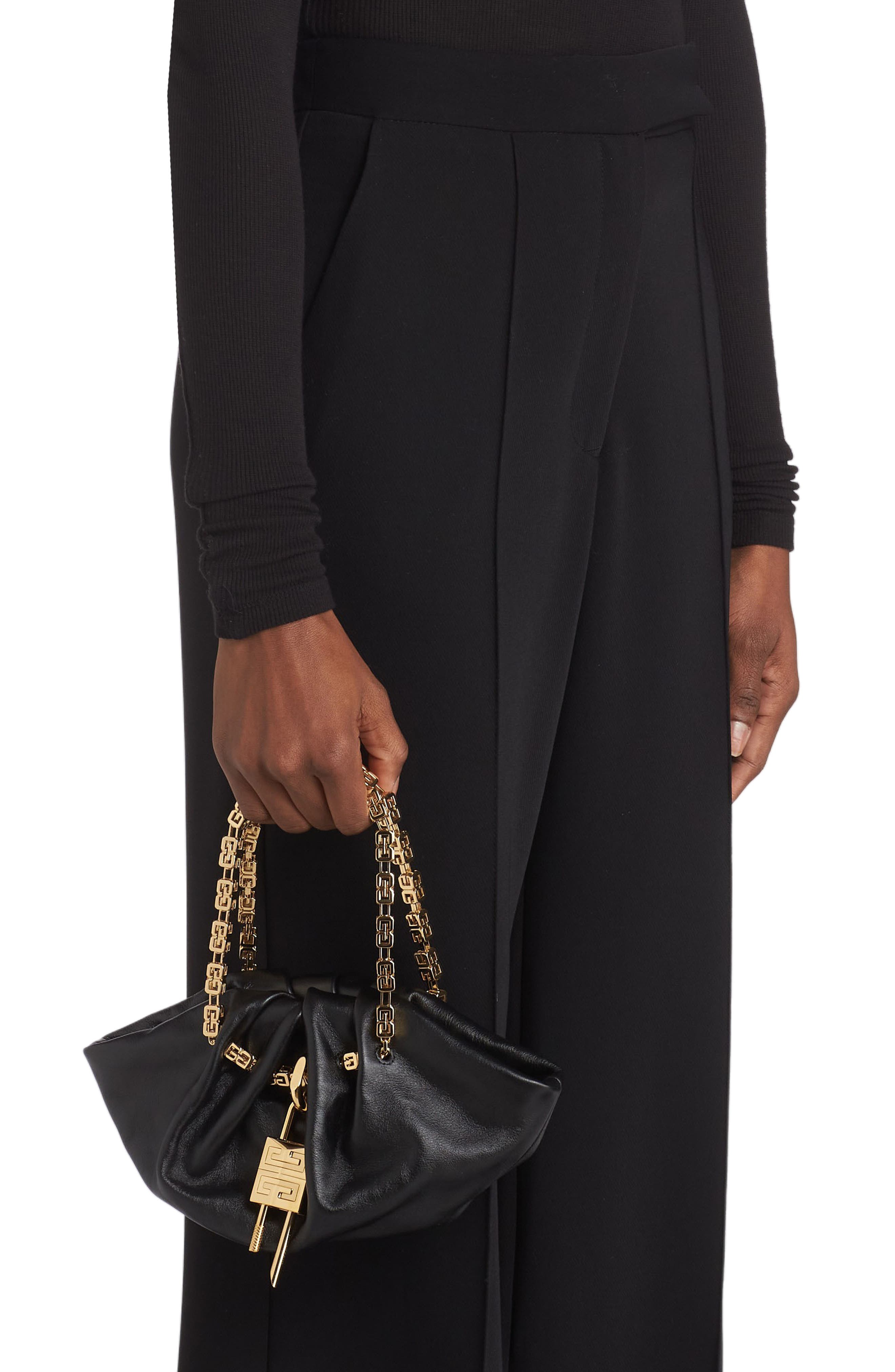 Givenchy Mini Kenny Neo Leather Shoulder Bag, Alternate, color, 