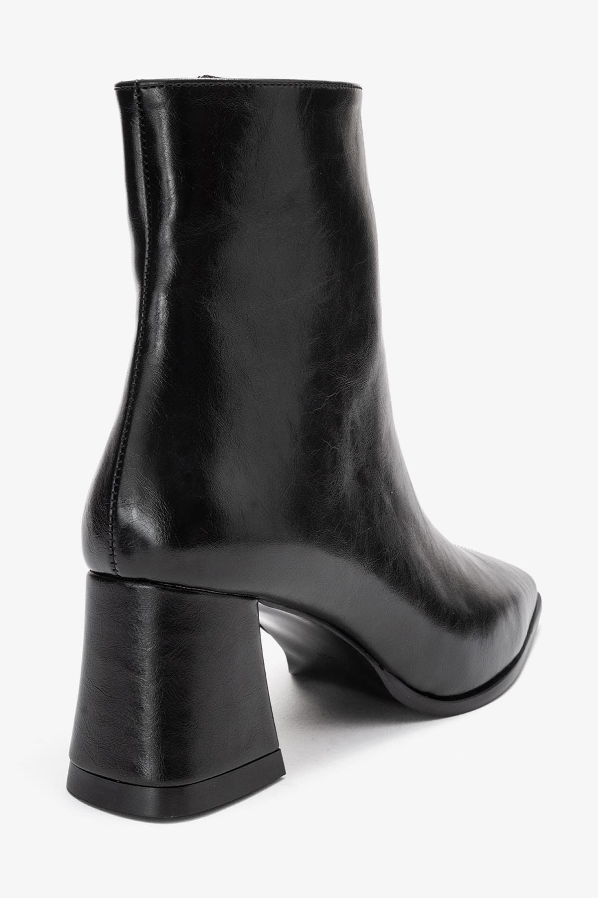 Arven Block Heel Boot, Alternate, color, Black Faux Leather