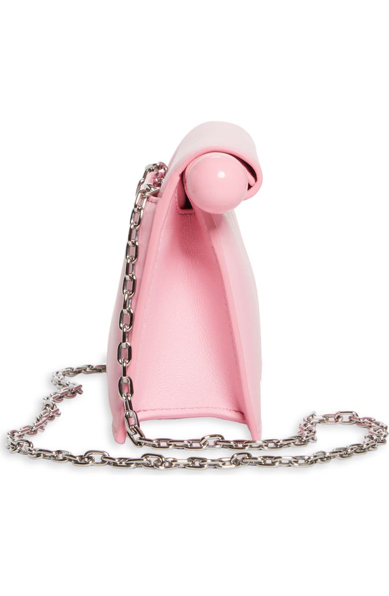 Jacquemus La Petite Pochette Rond Carré Clutch, Alternate, color, Pink 430