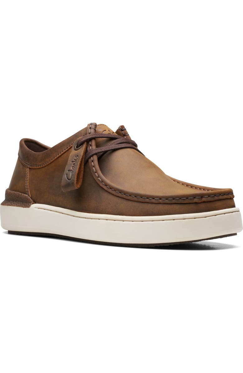 Clarks<sup>®</sup> Court Lite Wally Beeswax Leather Slip-On Shoe, Main, color,