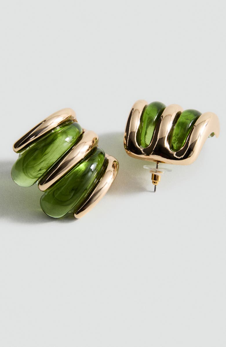 MANGO Hoop Earrings, Alternate, color, Gold