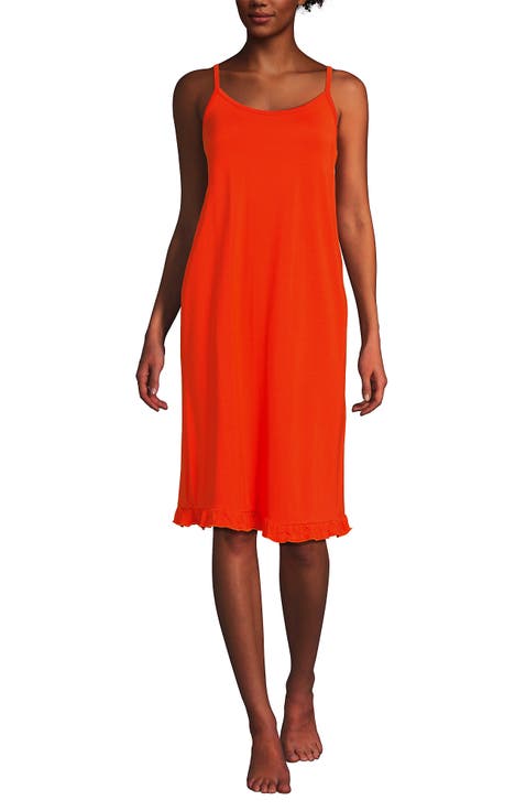 Cooling Knee Length Slip Nightgown