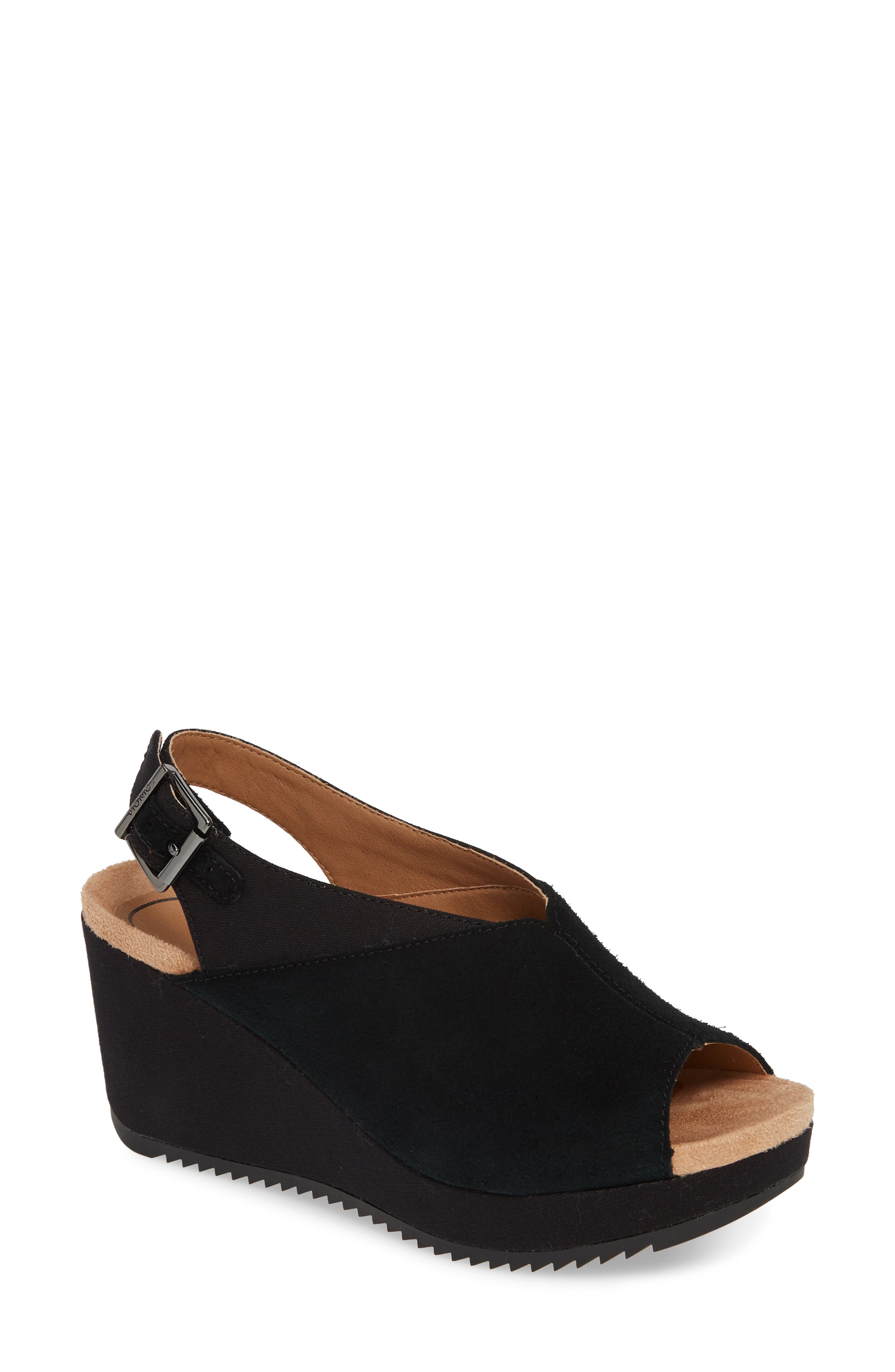 VIONIC WITH ORTHAHEEL Vionic Trixie Slingback Wedge, Main, color, 