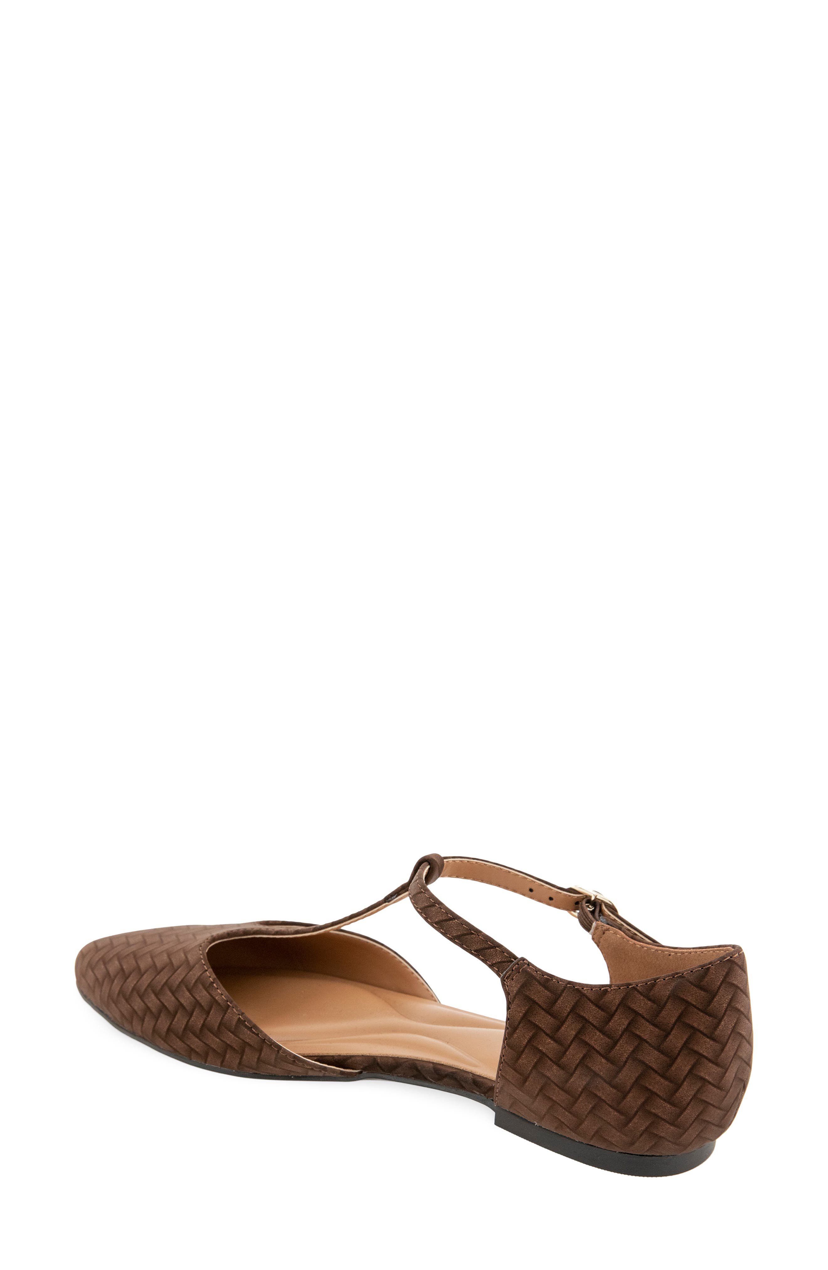 Gabrielle Woven Mary Jane Flat, Alternate, color, ESPRESSO WOVEN