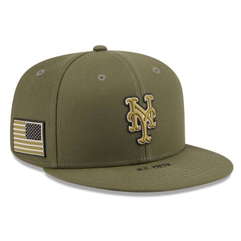 Men's New Era  Olive New York Mets 2026 Armed Forces Day 9FIFTY Snapback Hat