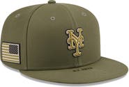 New Era Men's New Era  Olive New York Mets 2026 Armed Forces Day 9FIFTY Snapback Hat