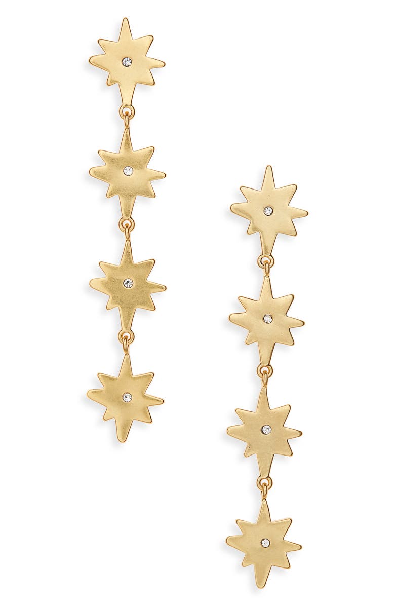 Madewell Starshine Drop Earrings, Main, color,