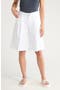 Pleated Front Denim Bermuda Shorts