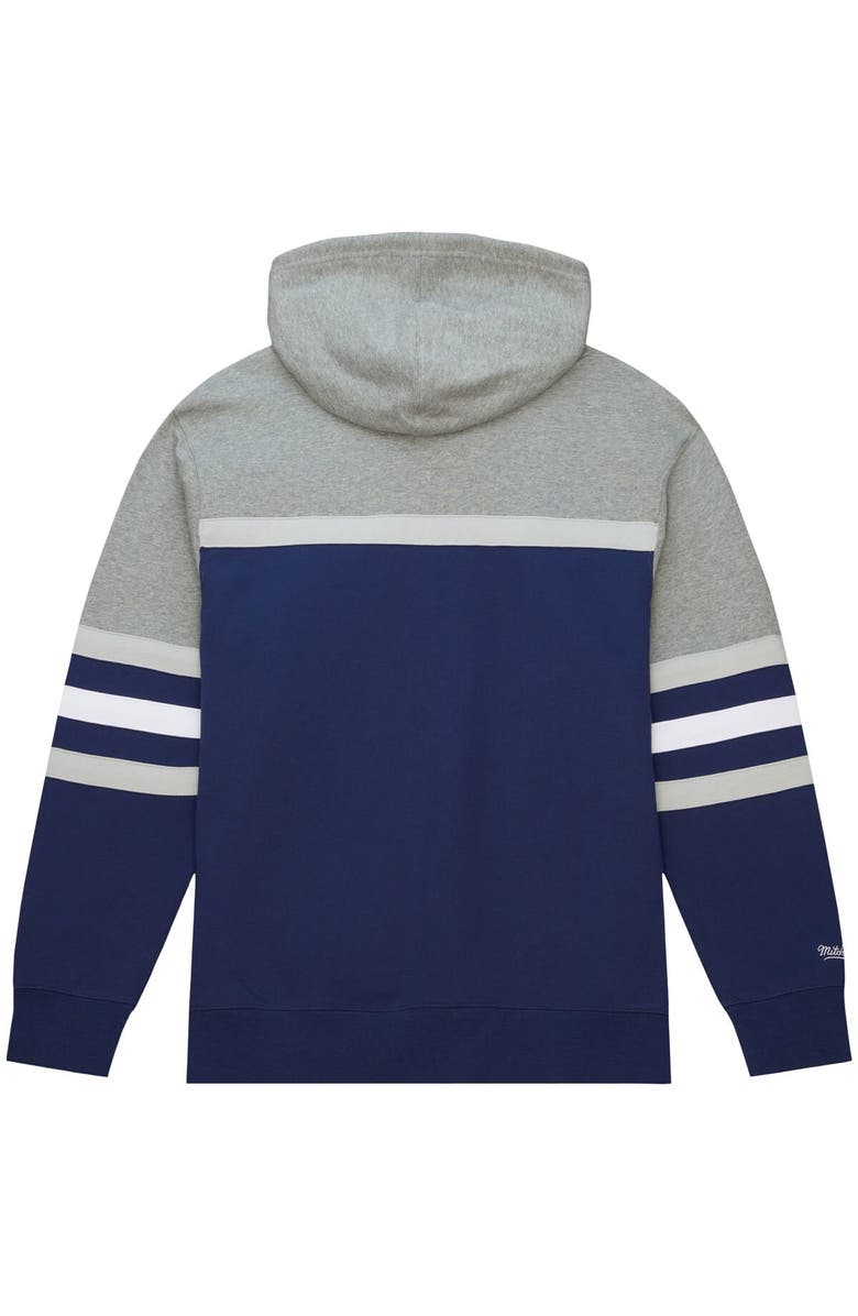 Mitchell & Ness Men's Mitchell & Ness Navy Georgetown Hoyas Head Coach Pullover Hoodie, Alternate, color, Navy