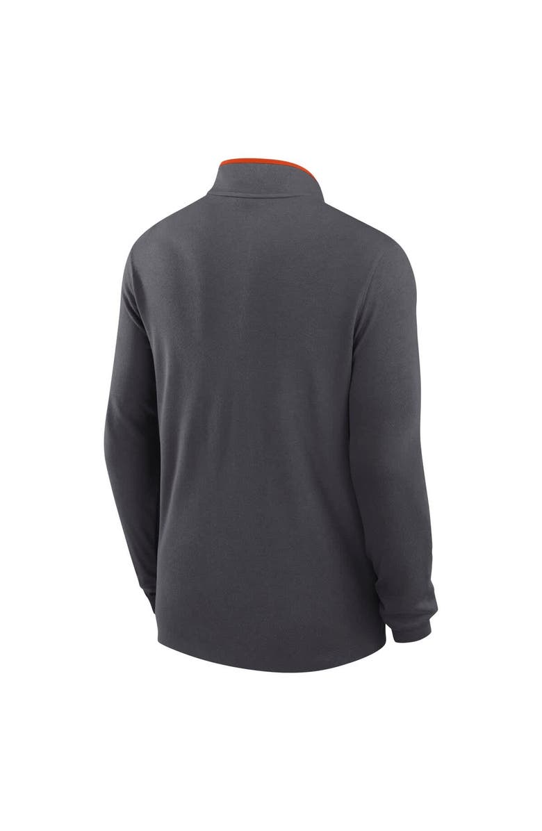 Nike Men's Nike  Anthracite Clemson Tigers Victory Performance Half-Zip Top, Alternate, color, 
